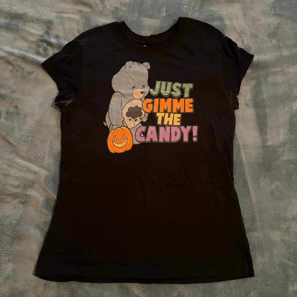 Care Bears Black Halloween T-Shirt